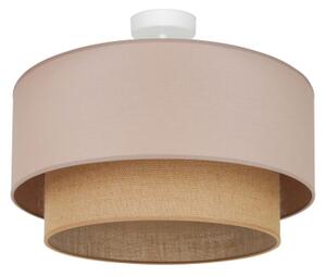 Duolla - Prisadený luster BOHO 1xE27/15W/230V pr. 45 cm béžová/hnedá
