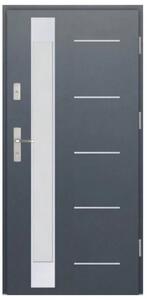 Wiked Premium FUTURE INOX 7E - Set dvere + zárubňa + kľučka