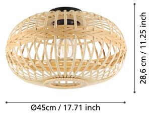 Eglo 43723 - Stropné svietidlo AMSFIELD 1xE27/40W/230V