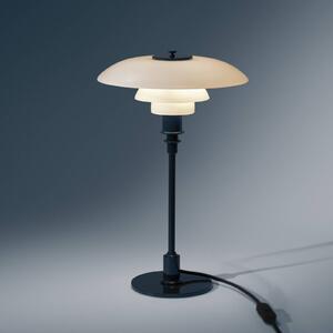 Louis Poulsen Stolová lampa PH 3/2, tmavomodrá, Ø 28 cm, Modrá, Obývacia izba / jedáleň, Mosadz, Dizajn, Stojacie svietidlo