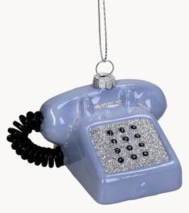 Sklenená vianočná ozdoba Retro Phone