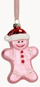 Sklenené vianočné ozdoby Gingerbread, 2 ks