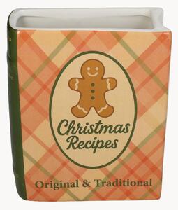 Dolomitová váza Christmas Recipes, V 18 cm
