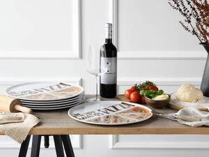 SADA TANIEROV NA PIZZU, keramika, 33 cm Creatable - Online Only bytové doplnky, Online Only