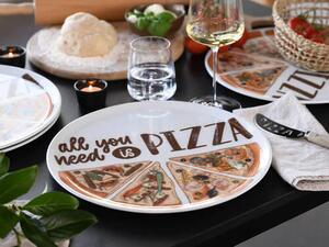 SADA TANIEROV NA PIZZU, keramika, 33 cm Creatable - Online Only bytové doplnky, Online Only