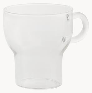 Ručne fúkané hrnčeky z borosilikátového skla Glas Mug, 2 ks