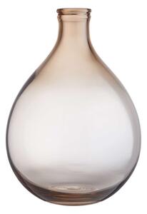 BALLOON Sklenená váza 25 cm - jantárová