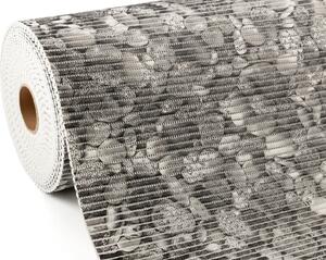 Kúpeľňová penová rohož / predložka PRO-070 Sivé riečne kamene - metráž šírka 65 cm