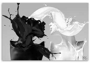 Obraz na plátne Láska v čiernobielom Rozmery: 60 x 40 cm