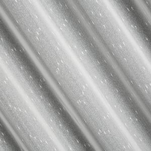 Krémová matná sieťovinová záclona VANITA s jemným dažďovým efektom - ušitá na mieru