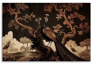 Obraz na plátne Orientálny páv na strome Rozmery: 60 x 40 cm