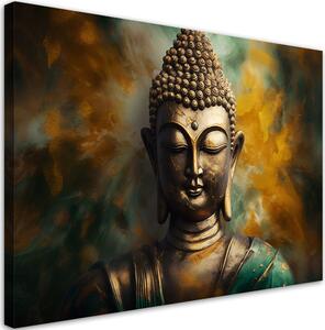 Obraz na plátne Socha bronzového Budhu Rozmery: 60 x 40 cm