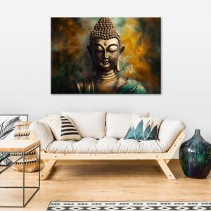 Obraz na plátne Socha bronzového Budhu Rozmery: 60 x 40 cm