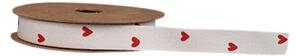 Dekoratívna stuha Nature / Hearts 1,2 cm – 5 m