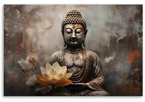 Obraz na plátne Socha meditujúceho Budhu Rozmery: 60 x 40 cm