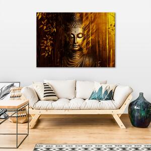 Obraz na plátne Skrytý zlatý Budha Rozmery: 60 x 40 cm