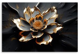 Obraz na plátne Krásny čiernozlatý kvet Rozmery: 60 x 40 cm