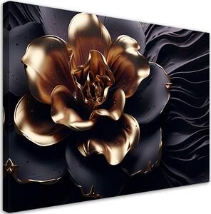 Obraz na plátne Zlatý kvet Rozmery: 60 x 40 cm