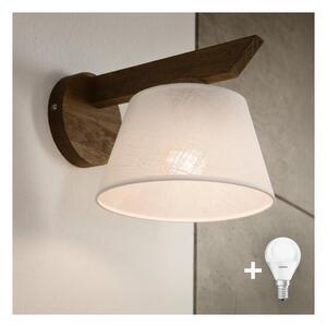 Brilagi - LED Nástenné svietidlo ANTHONY 1xE14/40W/230V dub orech/biela