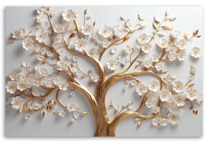 Obraz na plátne Nádherný zlatý strom Rozmery: 60 x 40 cm