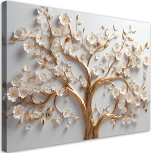 Obraz na plátne Nádherný zlatý strom Rozmery: 60 x 40 cm
