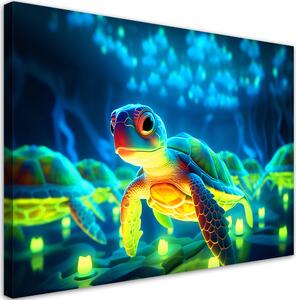 Obraz na plátne Zelené korytnačky Rozmery: 60 x 40 cm