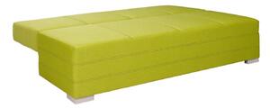 Rozkladacia posteľ s vankúšmi s úložným priestorom IGOR - zelená