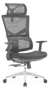 Kancelárska ergonomická stolička Neoseat ALINE — čierna, nosnosť 150 kg
