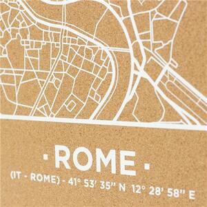 Nástenná korková mapa – Rím L