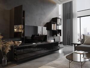 Elegantná obývacia stena BRADT 45 - čierna
