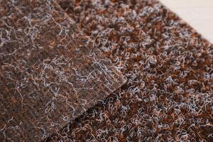 Vebe Metrážny koberec Santana čokoládová s podkladom resine, záťažový - Bez obšitia cm