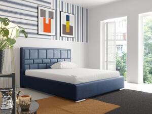 Manželská posteľ NERIA - 140x200, modrá