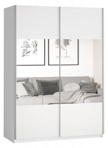 Zrkadlová skriňa MARCELA - šírka 120 cm, biela