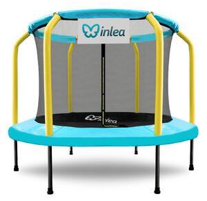 INLEA ULTIMATE Jump Trampolína 150 cm s vnútornou ochrannou sieťou - svetlomodrá
