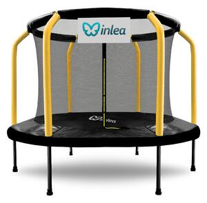 INLEA ULTIMATE Jump Trampolína 150 cm s vnútornou ochrannou sieťou - čierna