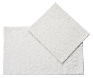 Krémové kúpeľňové predložky v súprave 2 ks 60x100 cm Rabbit – Foutastic