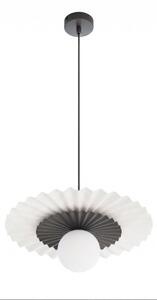 Závesný luster na lanku UMBRA 1xG9/8W/230V čierna/biela