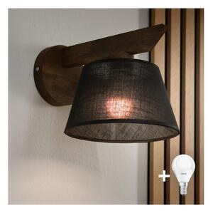 Brilagi - LED Nástenné svietidlo ANTHONY 1xE14/40W/230V dub orech/čierna
