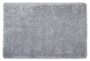 Shaggy koberec s vysokým vlasom sivý polyesterový 160 x 230 cm obdĺžnikový jednofarebný