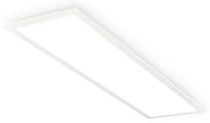LED panel Simple A, biely, 100 x 25 cm, kov, 4 000 K, Biela / opálová, Pracovňa / Kancelária, kov, Stropné svetlo