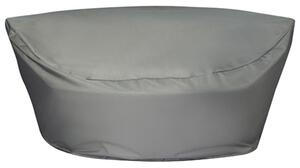 Ochranná plachta na záhradný nábytok sivá PVC polyester 170 x 160 x 75 cm kryt proti dažďu