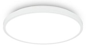Stropné LED svetlo Kaida, biele, Ø 30 cm, EEK A, 4 000 K, Biela / opálová, Pracovňa / Kancelária, kov, Závesné svietidlo