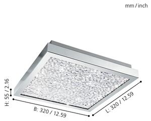Eglo 32025 - LED Stropné svietidlo CARDITO LED/16W/230V