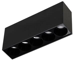 Minimalistické podhľadové svietidlo Tetris 13 5W CCT čierna