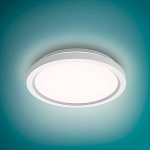Philips stropné LED svetlo Aio RD, biele, Ø 30 cm, diaľkové ovládanie, Biela / opálová, Chodba, kov, Moderný, Závesné svietidlo