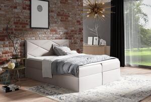 Čalúnená posteľ ZOE - 120x200, béžová 1 + topper ZDARMA