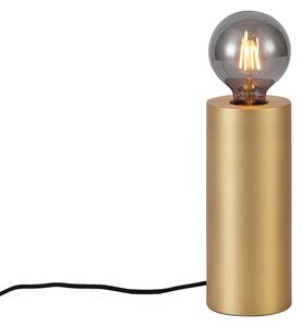Moderná stolná lampa mosadzná 24 cm - Cylinder