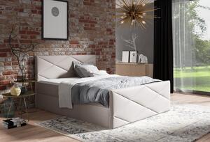 Čalúnená posteľ ZOE LUX - 180x200, béžová 1 + topper ZDARMA