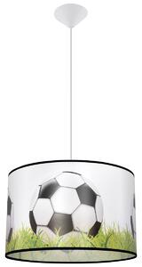 Detské závesné svietidlo Ball C, 1x plastové tienidlo so vzorom, (fi 40cm)