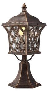 Redo 9953 - Vonkajšia lampa BREMEN 1xE27/42W/230V IP23 zlatá/patina